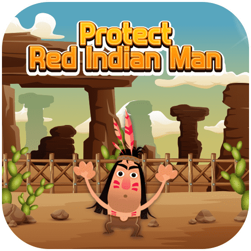 Protect red indian man